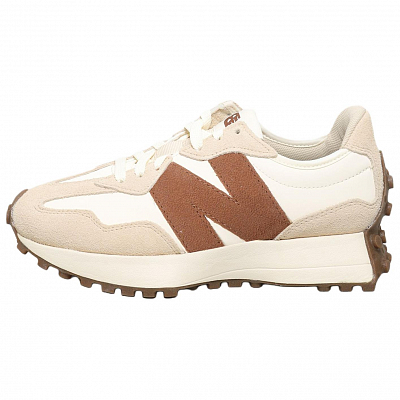 New Balance NB 327 Low top Running Shoes Women's White Brown
