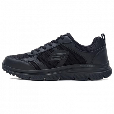 Skechers BURNS 2.0 Abrasion Resistant Breathable Running Shoes Men's Black