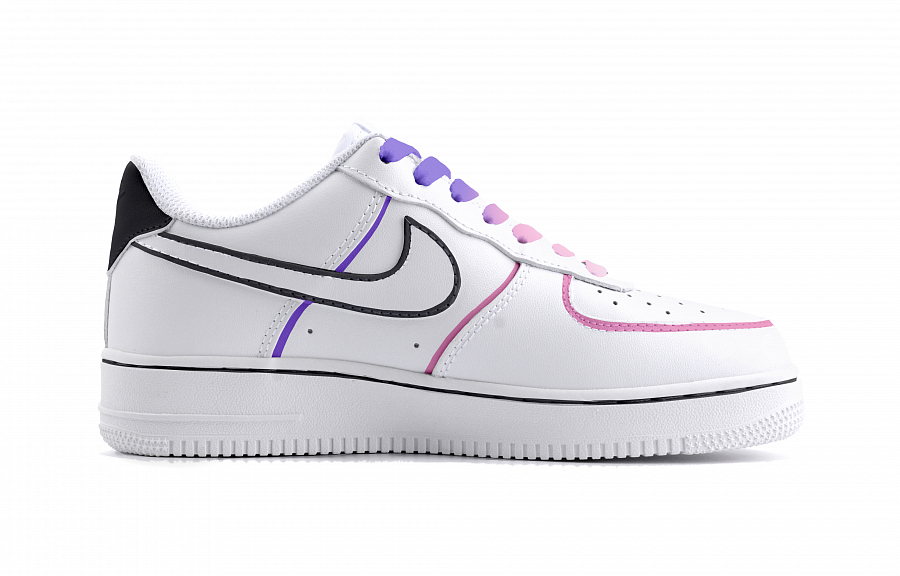 Nike Air Force 1 Aurora Low top Skateboard Shoes Unisex Purple Pink купить в интернет-магазине Yoocart с быстрой доставкой по России.