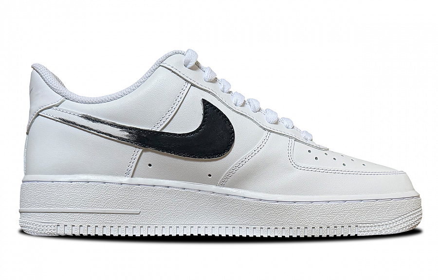 Nike Air Force 1 Balance Abrasion Resistant Slip Resistant Low top Skateboard Shoes Unisex Black White купить в интернет-магазине Yoocart с быстрой доставкой по России.