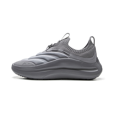 LiNing Cushioning, Slip Resistant, Abrasion Resistant, Lightweight, Rebound Low top Casual Shoes Men's Elegant Gray