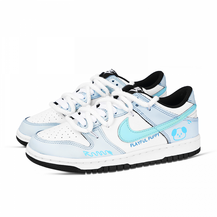 Nike Dunk Naughty Puppy Abrasion Resistant Low top Skateboard Shoes Unisex Blue White купить в интернет-магазине Yoocart с быстрой доставкой по России.
