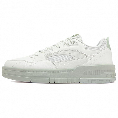 361° Slip Resistant Waterproof Cushioning Low top Skateboard Shoes Women's Feather White Ore Gray Green