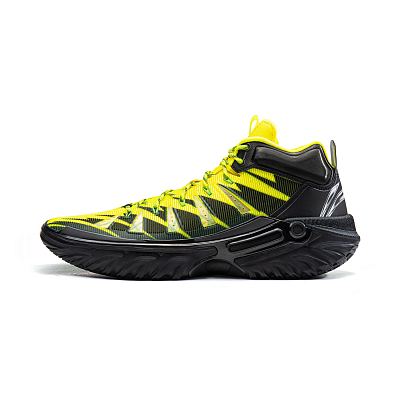 LINING Jie Ao 2High Basketball Shoes Men's High top Yellow Black