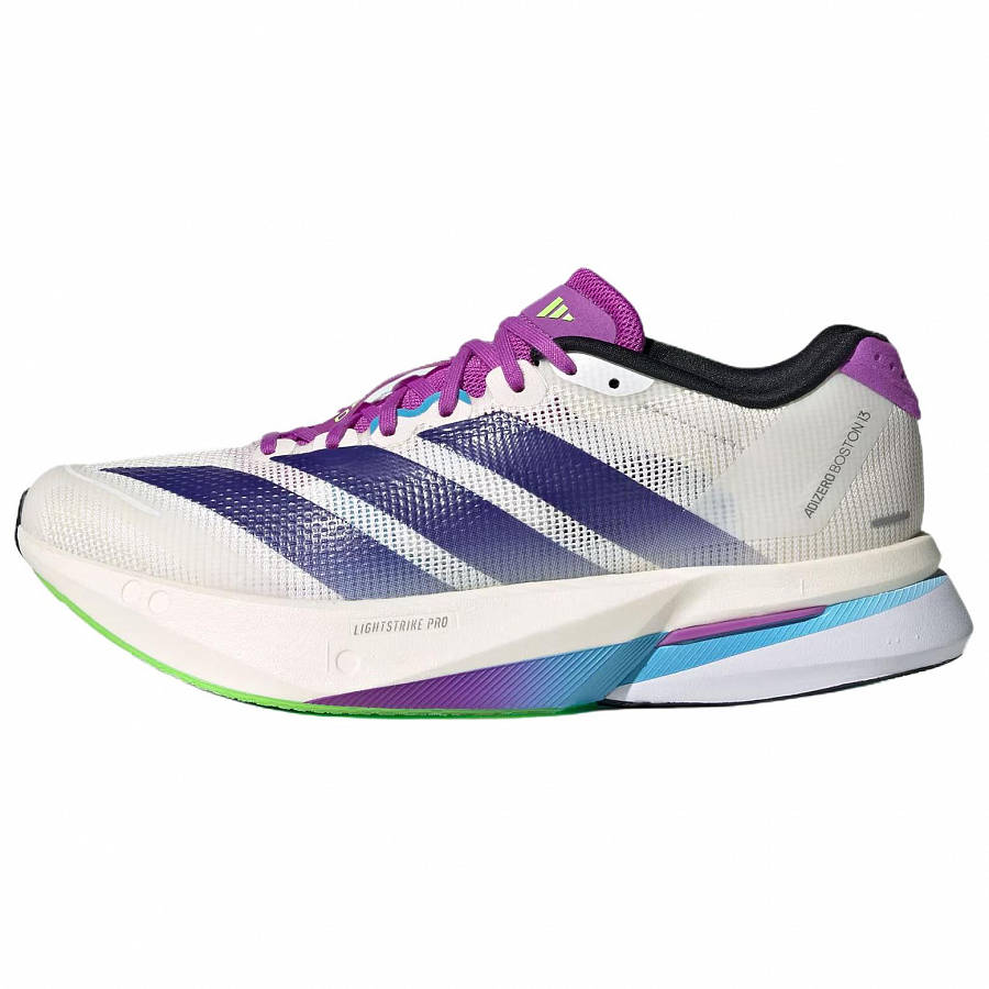 Adidas Adizero Boston 13 Running Shoes Women's White Purple купить в интернет-магазине Yoocart с быстрой доставкой по России.