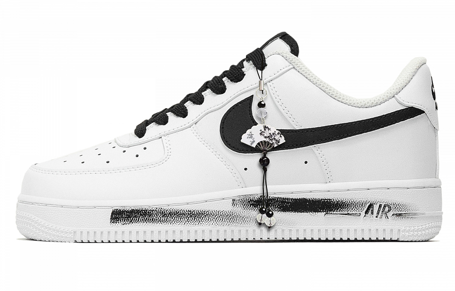 Nike Air Force 1 Black Sorrow Low top Skateboard Shoes Unisex Black White купить в интернет-магазине Yoocart с быстрой доставкой по России.
