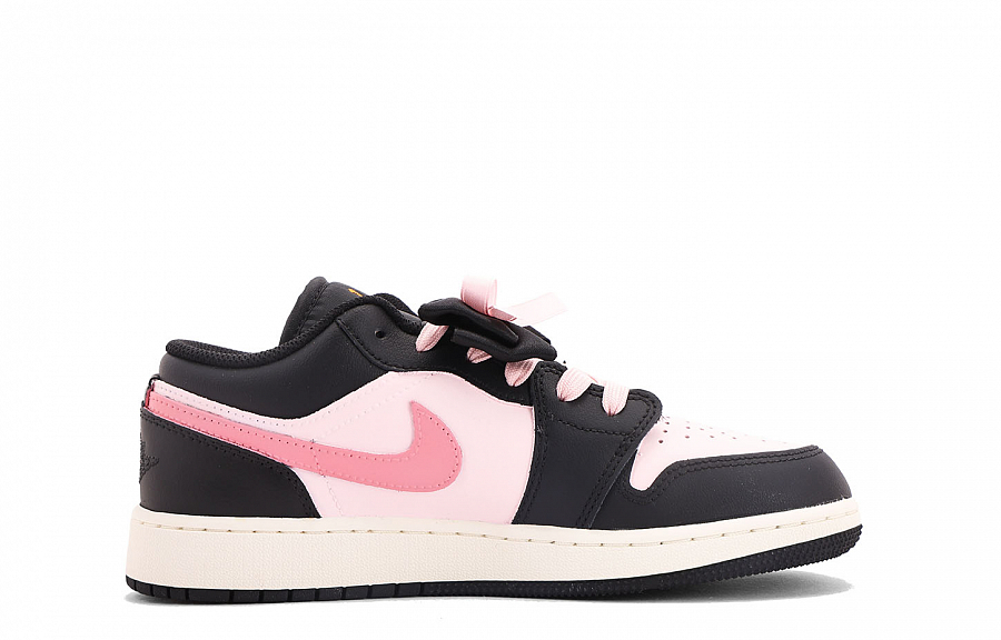 Jordan Air Jordan 1 Abrasion Resistant Coverage Low top Vintage Basketball Shoes Women's Black Pink купить в интернет-магазине Yoocart с быстрой доставкой по России.