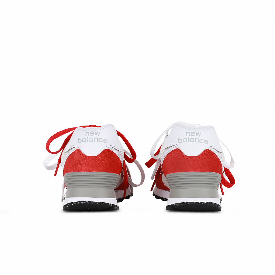 New Balance NB 574 Cushioning Abrasion Resistant Breathable Low top City Commute Running Shoes Unisex Red White купить в интернет-магазине Yoocart с быстрой доставкой по России.