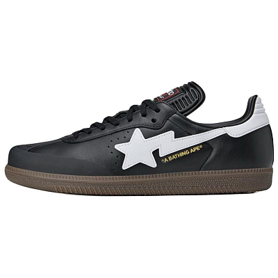 Adidas Bape X Samba 'White Black Gum'