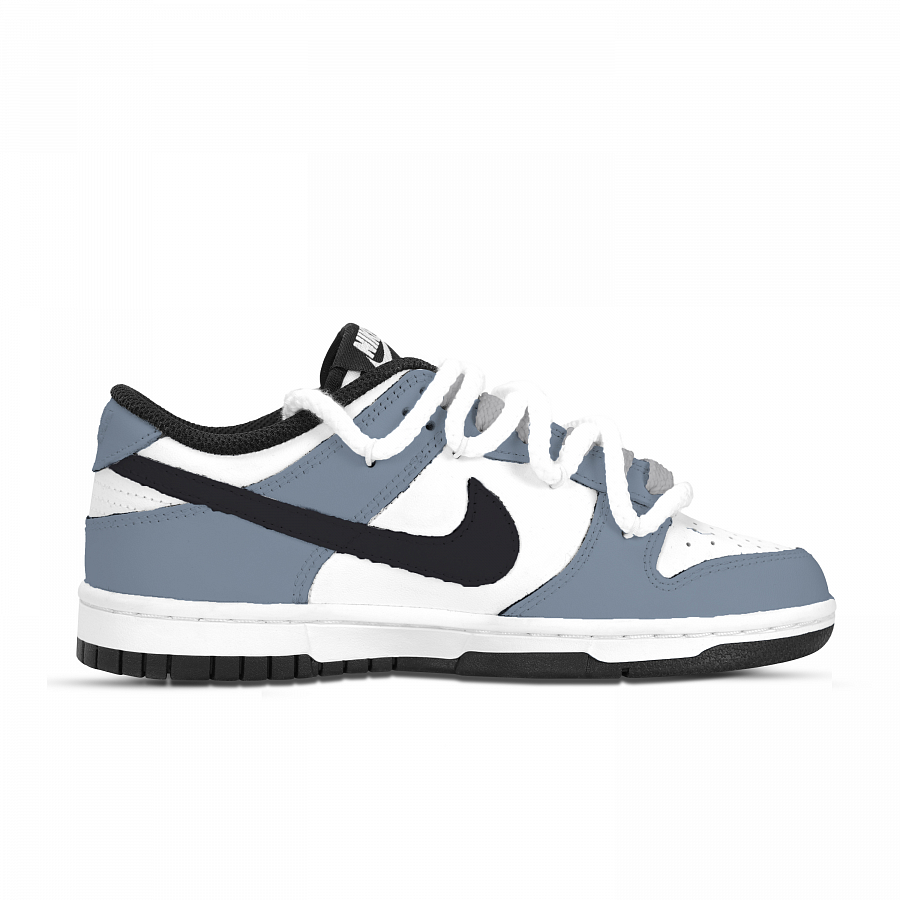 Nike Dunk Fishers Slip Resistant Abrasion Resistant Low top Skateboard Shoes Unisex Blue Black White Gray купить в интернет-магазине Yoocart с быстрой доставкой по России.