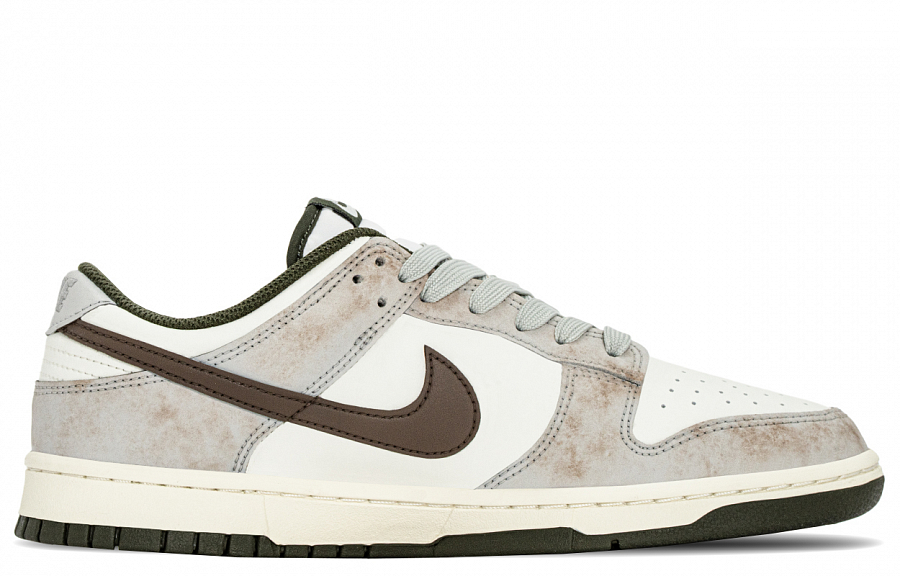 Nike Dunk Abrasion Resistant Low top Skateboard Shoes Men's Gray White купить в интернет-магазине Yoocart с быстрой доставкой по России.