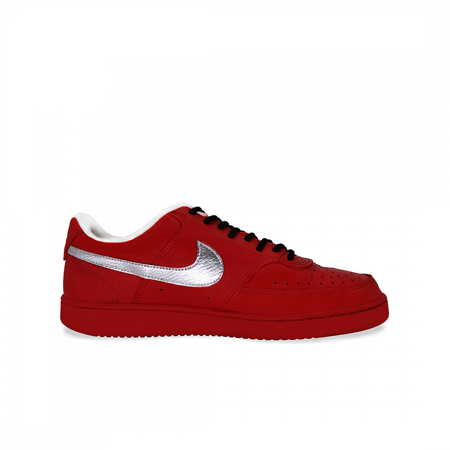 Nike Court Vision Flame Frost Star, Fashion Versatile Coverage Low top Skateboard Shoes Men's Red Silver купить в интернет-магазине Yoocart с быстрой доставкой по России.