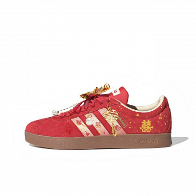 Adidas Vl Court Classic Slip Resistant Abrasion Resistant Low top Skateboard Shoes, Women's Women's