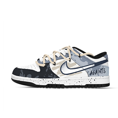 Nike Dunk Violation Of Rules Slip Resistant Abrasion Resistant Low top Skateboard Shoes Unisex Black White Yellow Blue