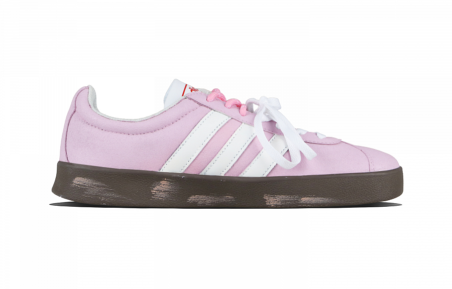 Adidas VL COURT 2.0 Pink Berry Sweet Dream Cushioning, Wear Resistant Low top Skateboard Shoes Unisex купить в интернет-магазине Yoocart с быстрой доставкой по России.