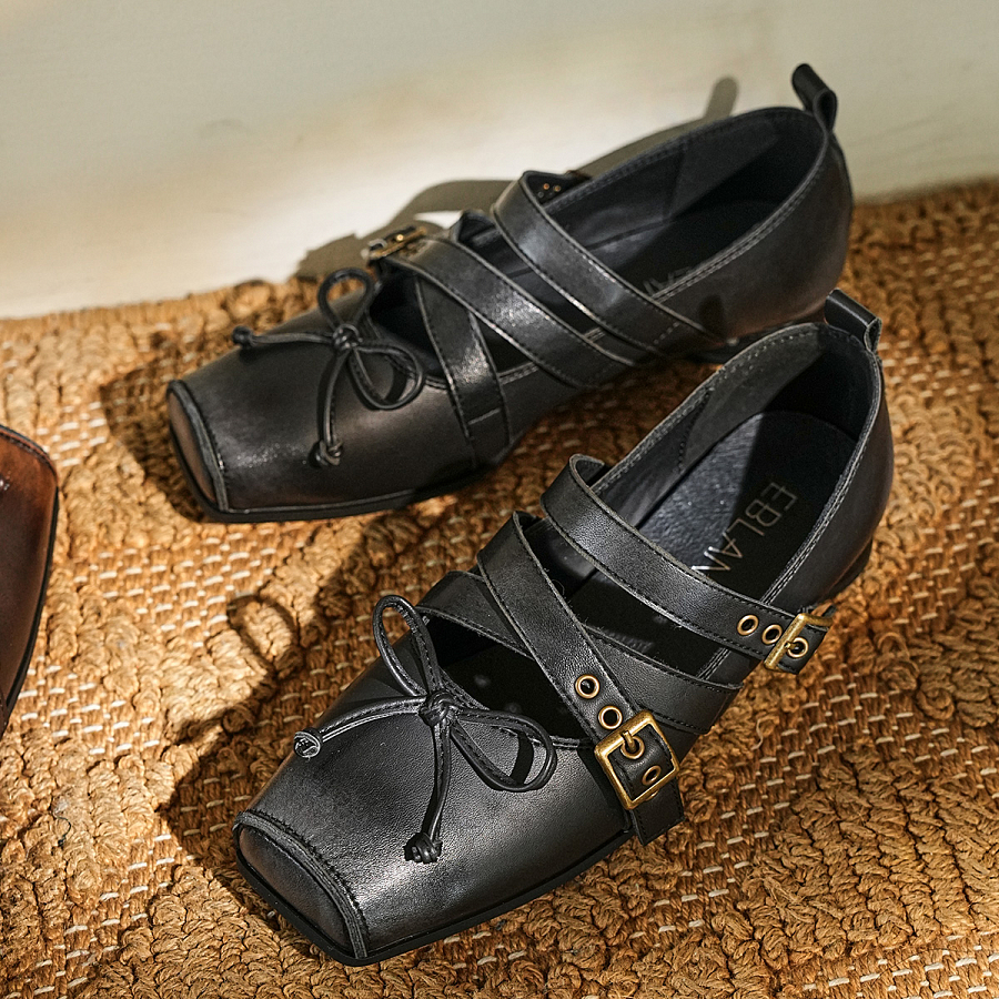 EBLAN Chunky Heel Mary Jane Shoes Women's купить в интернет-магазине Yoocart с быстрой доставкой по России.
