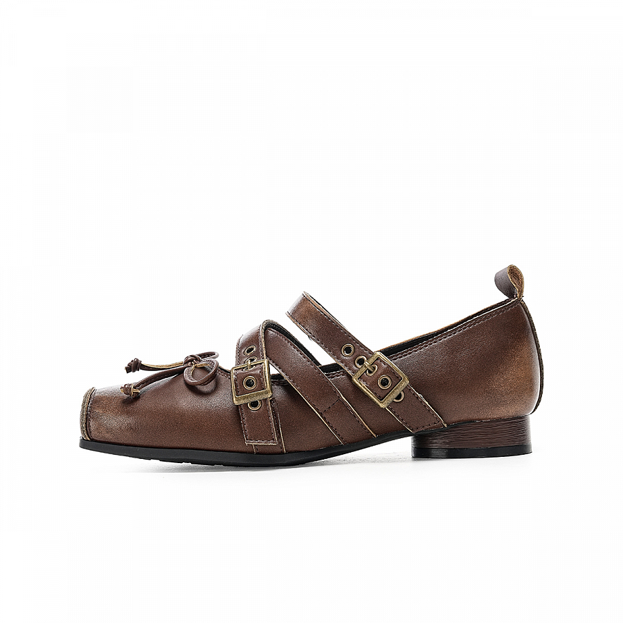 EBLAN Chunky Heel Mary Jane Shoes Women's купить в интернет-магазине Yoocart с быстрой доставкой по России.