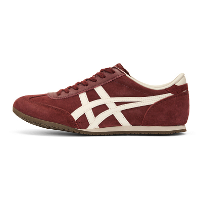 Onitsuka Tiger Machu Racer Abrasion Resistant Low top Casual Shoes Unisex Burgundy