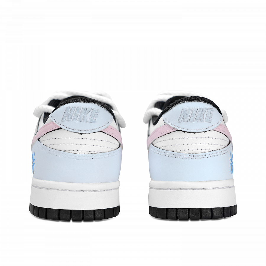 Nike Dunk Ziyouquan Wing Slip Resistant Abrasion Resistant Low top Skateboard Shoes Unisex Blue White купить в интернет-магазине Yoocart с быстрой доставкой по России.