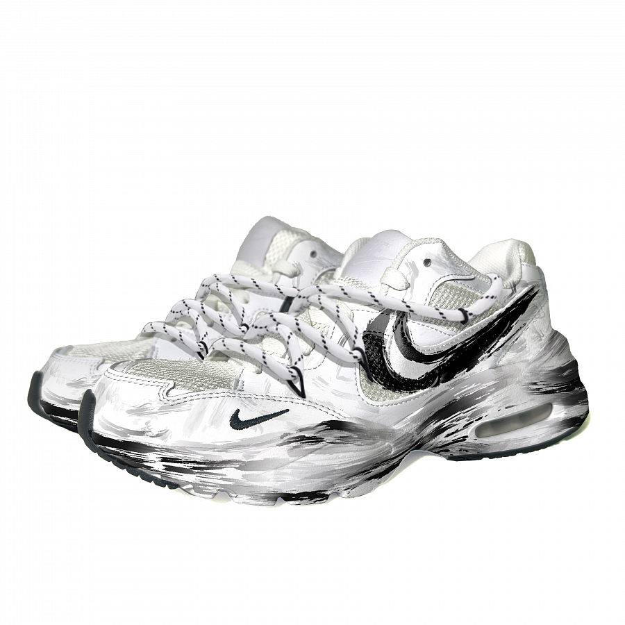 Nike Air Max Fusion Abrasion Resistant Low top Casual City Commute Running Shoes Men's White купить в интернет-магазине Yoocart с быстрой доставкой по России.