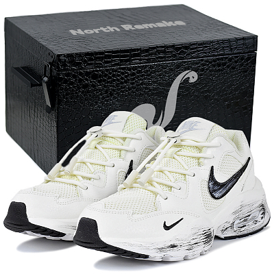 Nike Air Max Fusion Wear resistant And Lightweight Low top Running Shoes Men's Black White