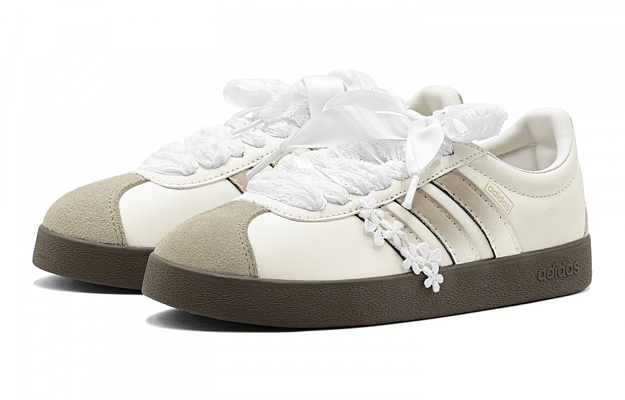 Adidas Vl Court Classic Skateboard Shoes Unisex Low top White купить в интернет-магазине Yoocart с быстрой доставкой по России.