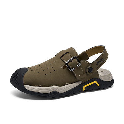 Jeep Abrasion Resistant Slip Resistant Wrap toe Slippers Men's