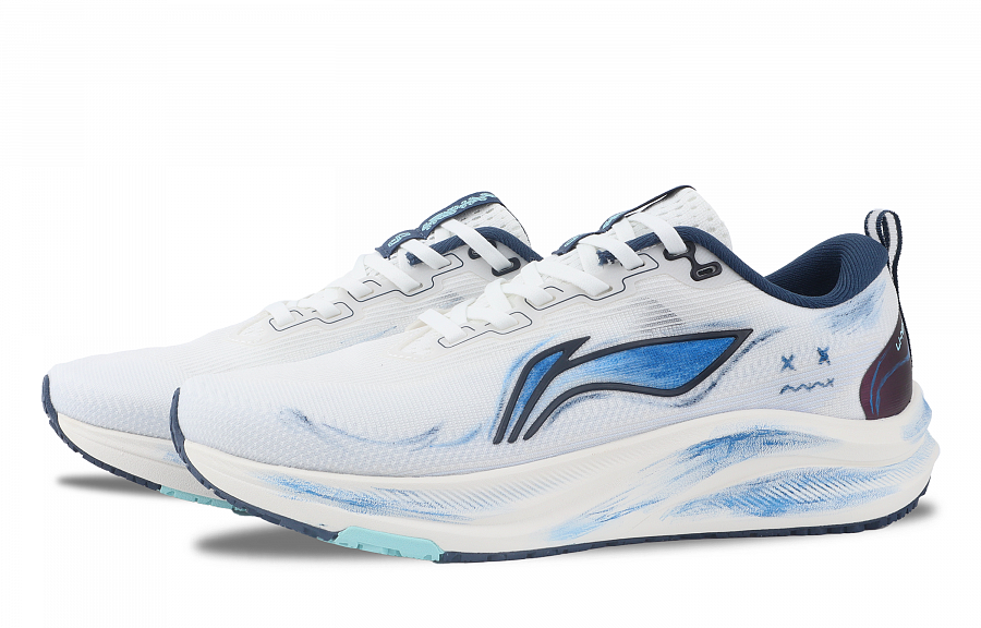 LINING Red Hare 8 Running Shoes Men's Low top White/Black/Blue купить в интернет-магазине Yoocart с быстрой доставкой по России.