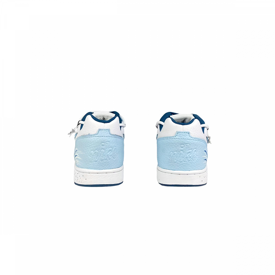 Nike EBERNON BNK Misty Island Tide Listening Abrasion Resistant Low top Skateboard Shoes Men's Blue White купить в интернет-магазине Yoocart с быстрой доставкой по России.