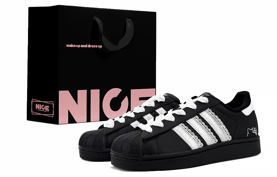 Adidas Originals Superstar 2 Abrasion Resistant Low top Skateboard Shoes Women's Black купить в интернет-магазине Yoocart с быстрой доставкой по России.