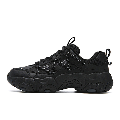 FILA FLUID 6 Abrasion Resistant Lightweight Thermal Low top Casual Shoes Women's Black