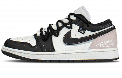 Jordan Air Jordan 1 Cherry Blossom Low top Vintage Basketball Shoes Unisex Black Pink