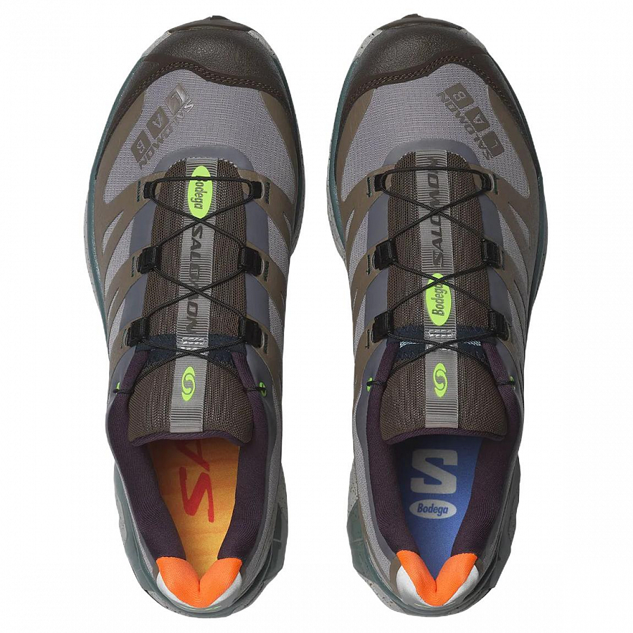 Bodega x SALOMON XT 4 Casual Running Shoes Men's Brown Purple купить в интернет-магазине Yoocart с быстрой доставкой по России.