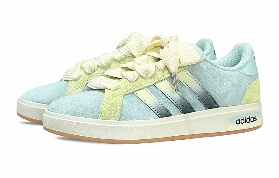 Adidas GRAND COURT 00s Soda Abrasion Resistant Low top Skateboard Shoes Unisex Blue Yellow купить в интернет-магазине Yoocart с быстрой доставкой по России.