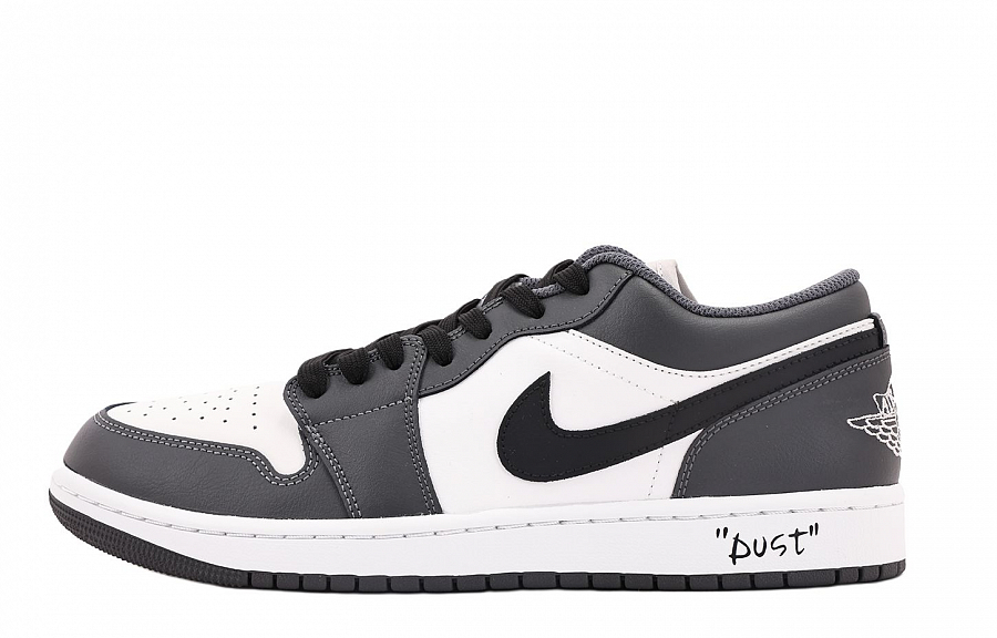 Jordan Air Jordan 1 Abrasion Resistant Coverage Low top Vintage Basketball Shoes Unisex Black Gray купить в интернет-магазине Yoocart с быстрой доставкой по России.