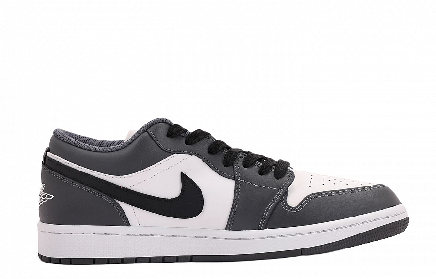 Jordan Air Jordan 1 Abrasion Resistant Coverage Low top Vintage Basketball Shoes Unisex Black Gray купить в интернет-магазине Yoocart с быстрой доставкой по России.