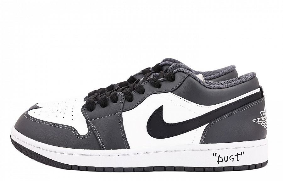 Jordan Air Jordan 1 Abrasion Resistant Coverage Low top Vintage Basketball Shoes Unisex Black Gray купить в интернет-магазине Yoocart с быстрой доставкой по России.