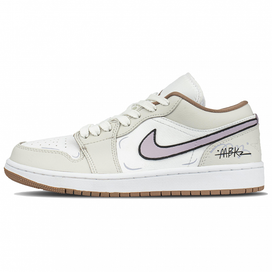 Jordan Air Jordan 1 Cushioning Low top Vintage Basketball Shoes Unisex Beige купить в интернет-магазине Yoocart с быстрой доставкой по России.