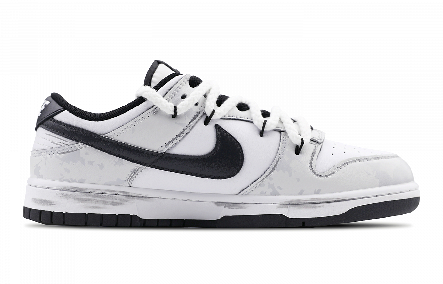Nike Dunk Low Slip Resistant Low top Skateboard Shoes Unisex Gray White купить в интернет-магазине Yoocart с быстрой доставкой по России.