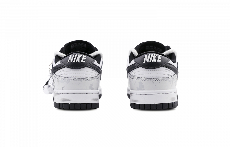 Nike Dunk Low Slip Resistant Low top Skateboard Shoes Unisex Gray White купить в интернет-магазине Yoocart с быстрой доставкой по России.