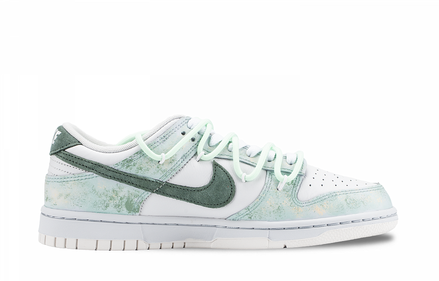 Nike Dunk Green Light Forest Abrasion Resistant Slip Resistant Low top Skateboard Shoes Unisex Green Apple купить в интернет-магазине Yoocart с быстрой доставкой по России.