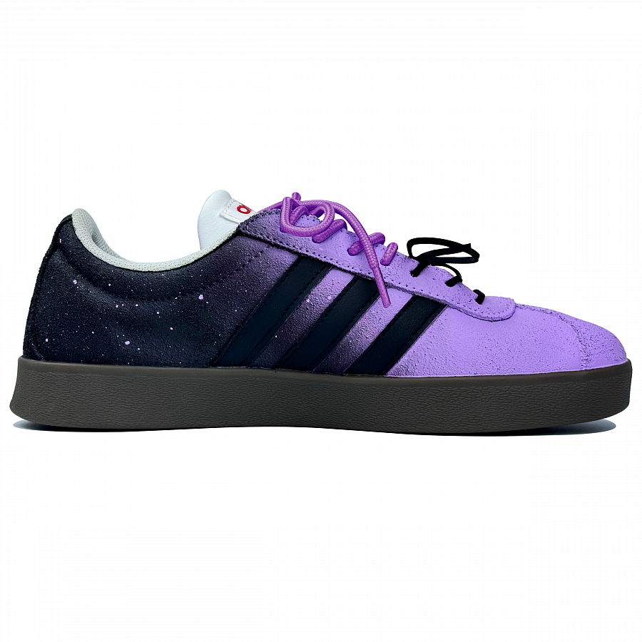 Adidas Neo VL Court 2.0 Slip-Resistant Cushioning Wear-Resistant Low-Top Skateboard Shoes Unisex Black Purple купить в интернет-магазине Yoocart с быстрой доставкой по России.