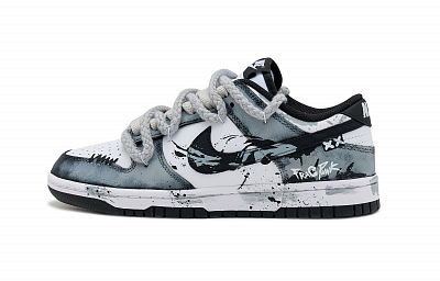 Nike Dunk Street Memories SAML Low top Skateboard Shoes Men's Dusty Blue