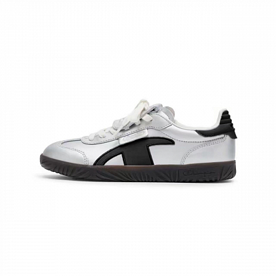 Champion Champ T trainer Skateboard Shoes Women's Low top Silver