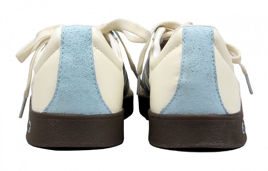 Adidas Neo VL Court 2.0 Slip Resistant Low Top Skateboard Shoes Unisex Beige Blue Silver купить в интернет-магазине Yoocart с быстрой доставкой по России.
