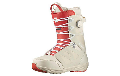 SALOMON Thermal Abrasion Resistant Cushioning Crew Snow Boots Men's White