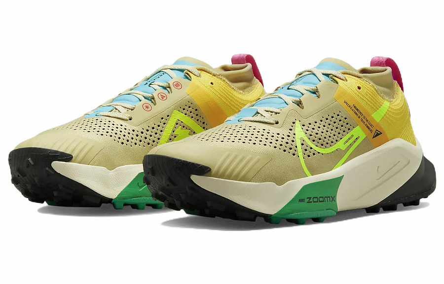Nike ZoomX Zegama Trail 'Team Gold Volt' купить в интернет-магазине Yoocart с быстрой доставкой по России.