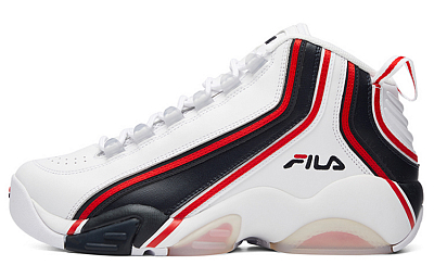 FILA Forward Mid Tops White Blue