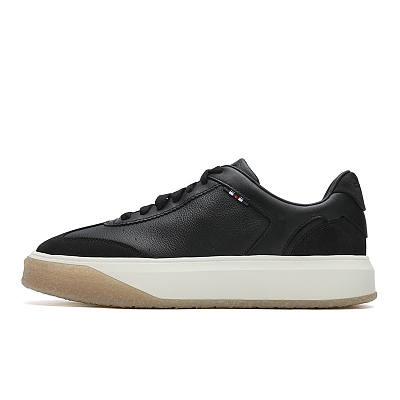 FILA OLIMPICA Abrasion Resistant Low top Skateboard Shoes Men's Black