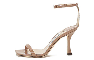 Jimmy Choo Zhou Yangjie One Strap Sandals Women's Deep Nude